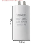 AC 450V CBB60 Dual Insert Motor Starting Capacitor 4pin 4UF-60UF Replacement Motor Run Capacitors For Air Compressor Water Pump