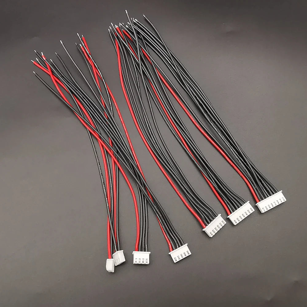 22AWG Lipo Battery Balance Charger Cable Plug JST XH 2.54 1S 2S 3S 4S 5S 6S 7S Connector for LiPo Battery Balance Charging Wire