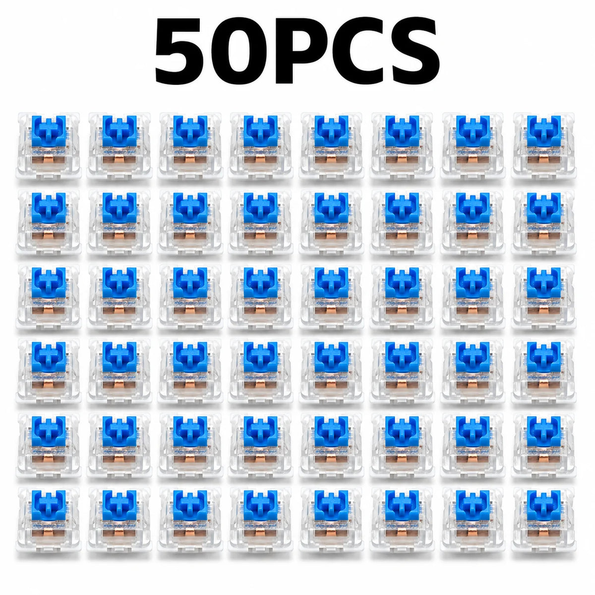 DIY Mechanical Keyboard Switches 30/50/100 PCS 3 Pin Tactile Clicker Keys Replacement Parts Accessories Use