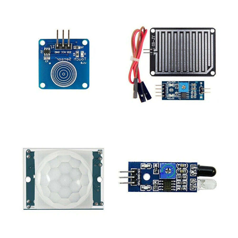 22-in-1 Sensor Kit for Arduino and For Raspberry Pi with Temperature Humidity Sensor Pressure Sensor and KY-008 LED