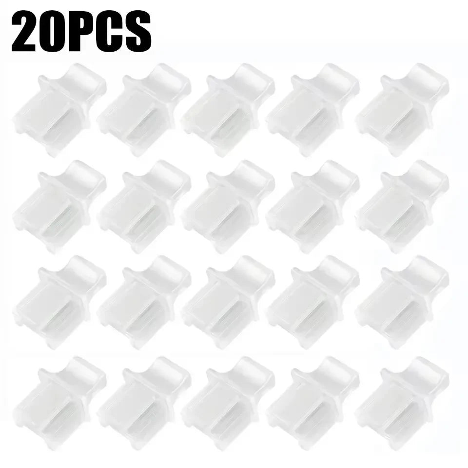 10/50PCS RJ45 Ethernet Port Dust Plug Protection Soft Silicone Cover Network Connector End Router Connection Dustplugs