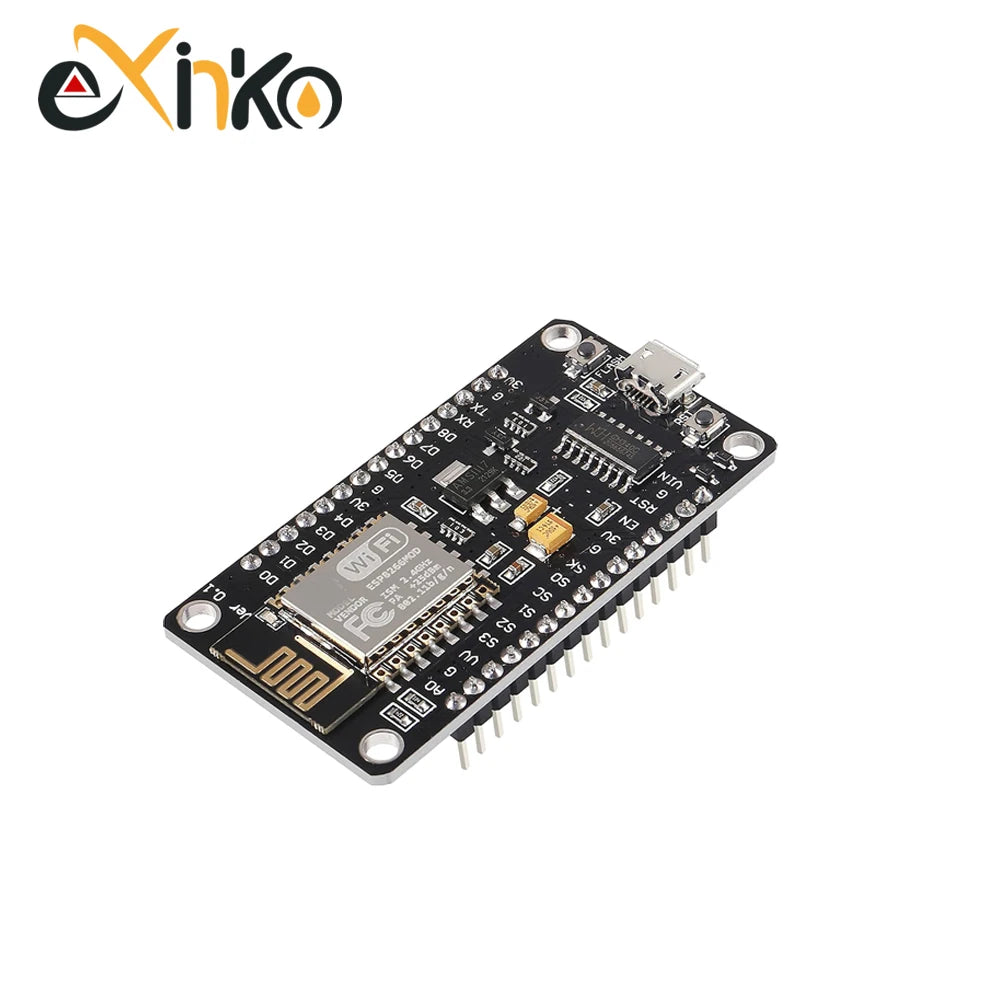 1-10pcs NodeMCU V3 ESP8266 ESP-12E WIFI Development Board CH340G Square Blackboard Soldering Pin Micro USB Interface