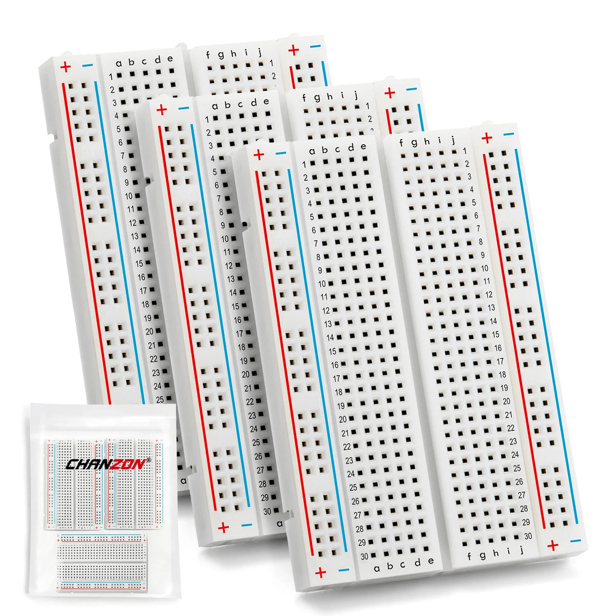 1-6pcs Breadboard kit 170/400/830 Tie Points Solderless Prototype Kit Universal PCB Bread Board Raspberry rasp Pi Project