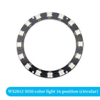 5V 1Bit 3 4Bit 7 8Bit 9 12Bit 16Bit 24Bit 32Bit 64 Bits WS2812 5050 RGB LED Ring Lamp Light + Integrated Drivers For Arduino Diy
