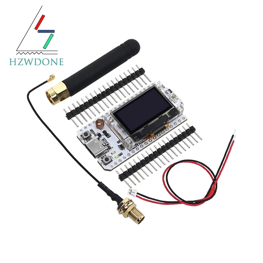 SX1276 ESP32 LoRa 868MHz-915MHz 0.96 Inch Blue OLED Display Bluetooth WIFI Kit 32 Development Board