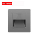 PIR Motion Detector Light Sensor LED Lights AC 110V-220V Recessed Staircase Bedroom Wall Lamp LED Night Light