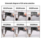 GX12/GX16/GX20 2/3/4/5/6/7 Pin Male&Female Docking Aviator Aviation Plug Socket Circular Connector