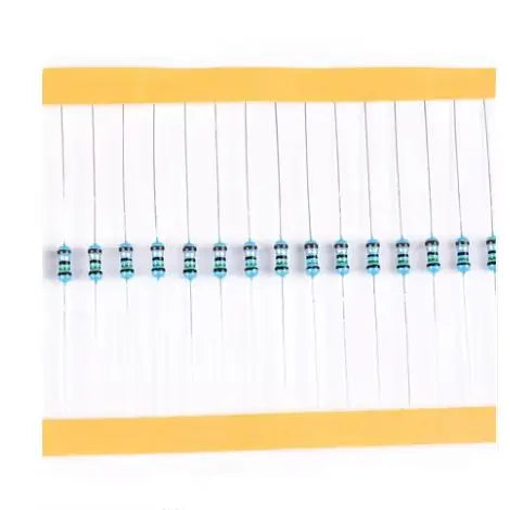 20PCS 1W Metal Film Resistor 1% Five-color Ring Power Resistor 0.1~1M 2 4.7 10R 47 100 220 360 470 1K 2.2K 10K 22K 4.7K 100K Ohm