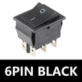 5/20Pcs KCD4 4/6Pin Snap-in Switch ON/OFF Rocker Switch Led Light Toggle Switches 25x31mm 16A 250V AC