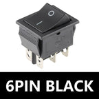 5/20Pcs KCD4 4/6Pin Snap-in Switch ON/OFF Rocker Switch Led Light Toggle Switches 25x31mm 16A 250V AC