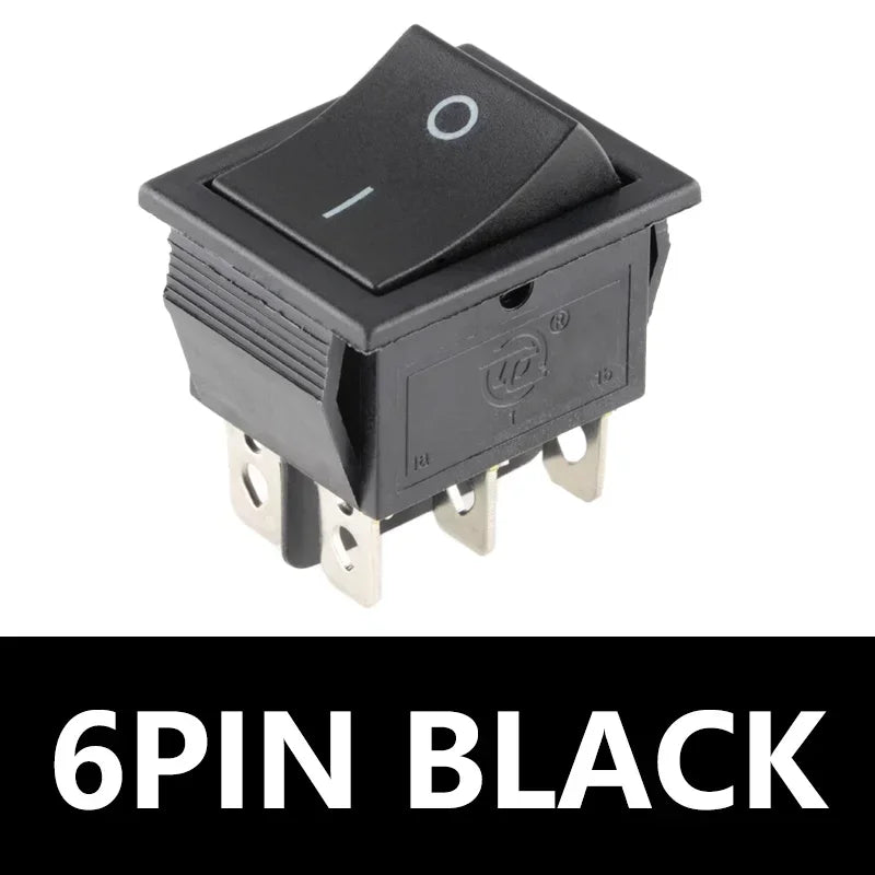 5/20Pcs KCD4 4/6Pin Snap-in Switch ON/OFF Rocker Switch Led Light Toggle Switches 25x31mm 16A 250V AC