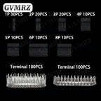 310PCS/BOX 2.54mm Male+Female Dupont Wire Jumper Line Cable 1/2/3/4/5/6/8 Pin Header Connector Housing Electronic DIY Kit 310Pcs