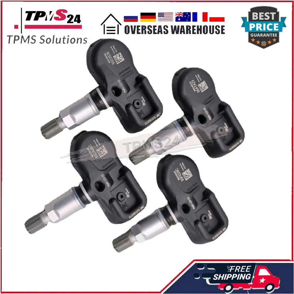 4PCS For Lexus GS NX LS RC Scion iM Toyota Camry Corolla Highlander Mirai Prius C RAV4 315MHz PMV-C010 42607-30040 TPMS SENSOR