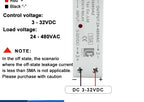 LCTC DIN Rail Mounted Relay SSR Slim Solid State Relay With Heat Sink DC Control AC 10A 25A 40A 50A 60A 80A Industrial Relay