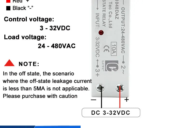 LCTC DIN Rail Mounted Relay SSR Slim Solid State Relay With Heat Sink DC Control AC 10A 25A 40A 50A 60A 80A Industrial Relay