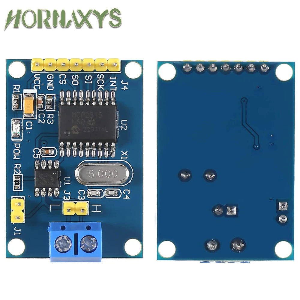 1/5/10pcs MCP2515 CAN Bus Module Board TJA1050 Receiver SPI For 51 MCU ARM Controller NEW