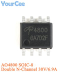 20pcs/5pcs AO4407A SOIC-8 4407A P-channel -30V/-12A SMD MOSFET Field Effect Transistor Chip AO4405AO4411 AO4413 AO4421 AO4435