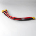 XT60 Parallel Battery Connector 1 Male to 3 Female Cable Dual Extension Y Splitter Silicone Wire for Increase Battery Capacity