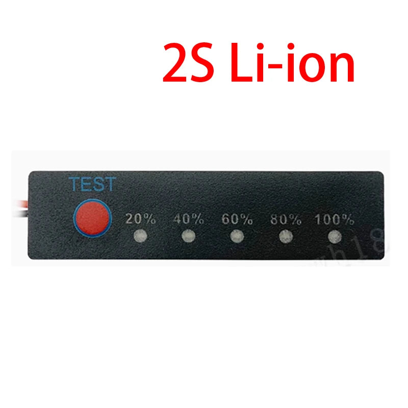 1-24S 7S 8S 10S 13S LifePO4/Li-ion Battery Packs Capacity Indicator Meter Power Level Tester Module Display Board Panel