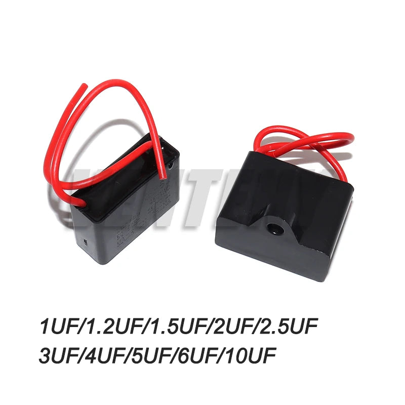 CBB61 Capacitor 450V Fan Starting Capacitor 450V Fan Capacitors 5UF/6UF/10UF/1UF/1.2UF/1.5UF/2UF/2.5UF/3UF/4UF