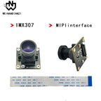 HD 1080P 1920*1080 MIPI Camera Module IMX307 1/2.8 Sensor Field of View 140° Wide Angle 60fps 24PIN Interface CSI