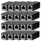 1/5/10/20Pcs RJ45 Adapter Cat7 Cat6 Cat5e Ethernet Cable Extender Coupler Female To Female Connector For Network Cable LAN Port