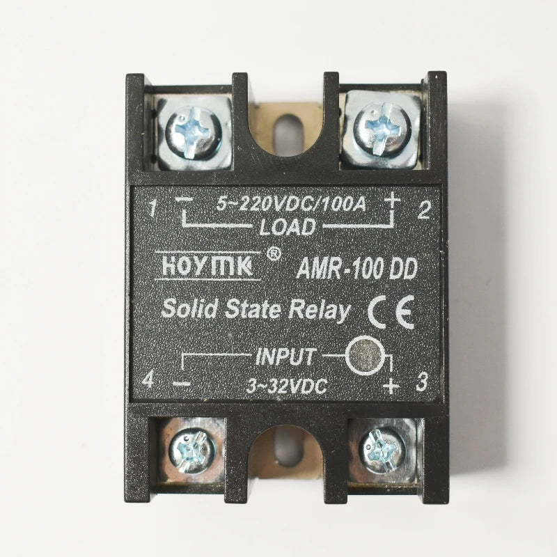 DC to DC Solid State Relay 12V 24V VDC Input 200VDC Load Voltage Regulator Tramsformer Power Protection 10A 25A 40A 60A 100A SSR