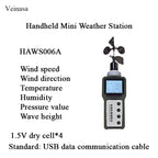 HAWS006A-GPS Handheld portable Weather Station  Temperature Humidity Pressure Sensor Outdoor GPS handheld weather station