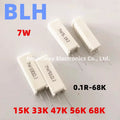5PCS Vertical Cement Resistance SQM 7W 5% 15K 33K 47K 56K 68K 100K 8.2K ohm Ceramic resistor