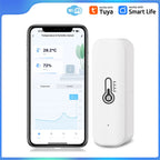 Tuya WIFI Temperature and Humidity Sensor Hygrometer Thermometer with/No LCD Display Indoor Support Alexa Google Assistant