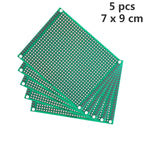 Universal PCB Circuit Protoboard Double Sided Breadboard 2x8 3x7 4x6 5x7 7x9CM Stripboard Prototyping Board DIY Electronic Kit