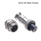 GX12 2 3 4 5 6 Pin Docking Aviation Plug Socket Waterproof Circular Connector