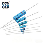 50Pcs/Lot 0.5W Carbon film Resistance 1/2W 0R~10M 1% Metal film Resistor 10R 100R 1K 100K 1M 4.7M 5.6M 10M ohm Power Resistance
