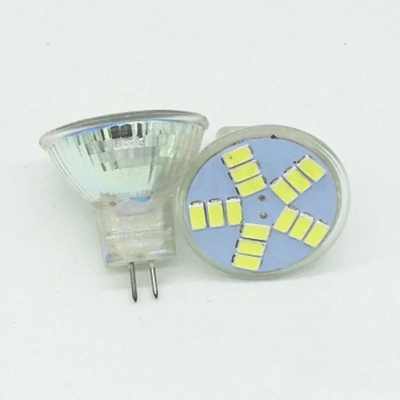 MR11 GU4 Mini LED Spotlight Bulbs AC DC12V 5730SMD 7W 15LEDs Super Bright Cool Warm White Lamp Replace 40W Halogen Light