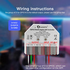 GLEDOPTO ESP32 Mini WLED LED Controller With Mic DIY Music Dynamic Modes Digital WS2811 WS2812 SK6812 TM1814 WS2813 WS2815 Strip