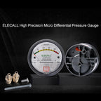 ELECALL Digital Differential Pressure Gauge Air Gas Meters Barometer Positive Negative Pressure for Clean Room Detect KPA/mbar