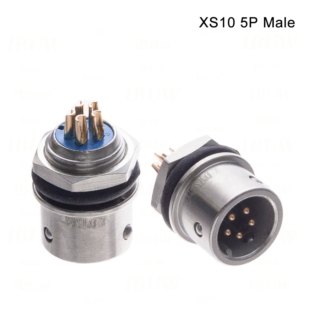XS10 4PIN 5PIN  Docking Aviation Plug Socket Waterproof Circular Connector 2PIN 3PIN