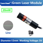 Green Laser Diode Module 20mW Dot Line Cross Projector for Alignment of Cloth Cutting Location