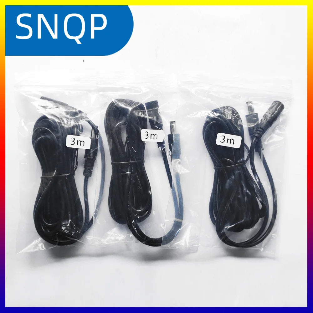 Power Cord Extend Wire Cable 3/5/10M 5.5 * 2.1mm Male Female DC 12V Power Adapter Extension Cable For CCTV Camera Router ﻿