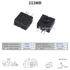 72PCS/Box Tactile Push Button Switch 1212 1813, Clicky On/Off Switch for LED Flashlight Headlamp Torch Lantern DIY Parts