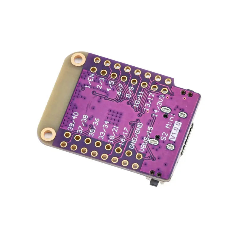 10Pcs/5pcs/1pcs ESP32 S2 Mini WiFi Board Based ESP32-S2FN4R2 ESP32-S2 4MB Flash Type-C Connect Compatible with MicroPython