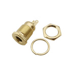 2Pcs Gold-plated 20A DC099 5.5 mm x 2.1mm DC Power Jack Socket 5.5*2.1 Female Panel Mount Connector 5.5*2.5mm Metal DC-099