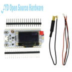 1PCS 433-510 LoRa Blue Oled Wifi SX1276 Module IOT Development Board With Antenna For ESP32  Electronic Diy Kit