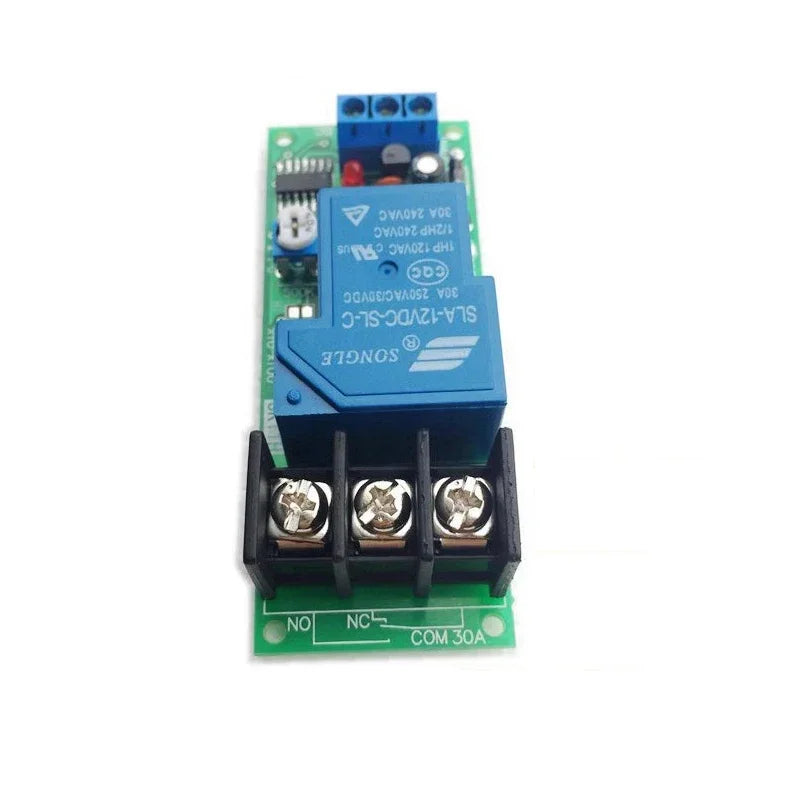 Time Delay Relay Module Triggle Timer Control Switch DC12V 24V High-power 30A  1-10000s Delay Adjustable Turn Off Conduction