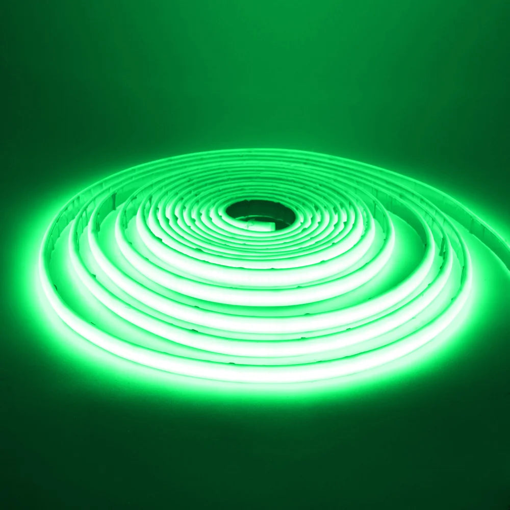 COB Led Neon Strip IP68 Waterproof 12V 24V Light Tape 320 LEDs Flexible Milk Tube Liner Lighting 10 Colors 0.5m 1m 2m 3m 4m 5m