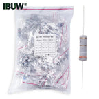 1/2W 1W 2W 3W Resistance 5% Metal Film Resistor Assortment Kit Set 30Kinds Each 5/10PCS 1R~750R 1K~820K Ohm