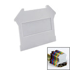 4PCS Wire Electrical Conector Terminal Connector Screw Cable Din Rail Terminal Blocks Strip Power Distribution Block Terminator