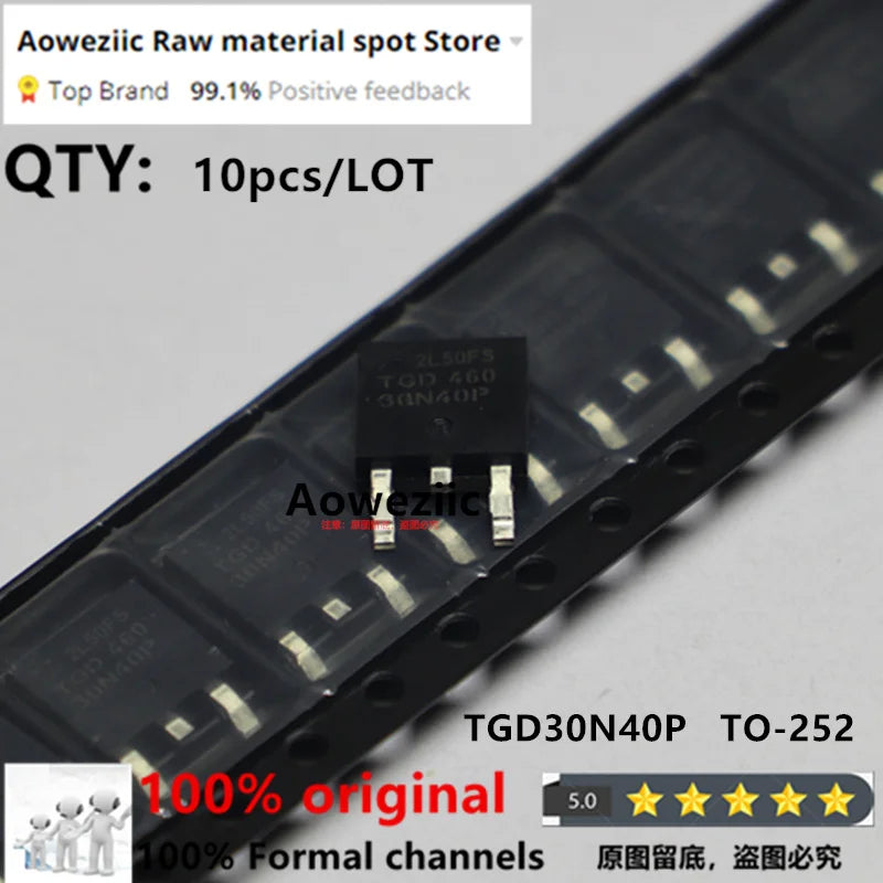 Aoweziic   100% New Imported Original  TGD30N40P  TGD30N40  30N40P  TO-252    N-channel FET 30A 400V