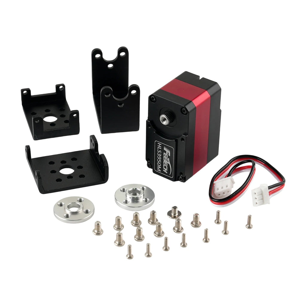 Torque Control 50Kg.cm Full Metal Douoble Shaft TTL Robot Servo Motor Feetch HL3950M Robot Servo For Robot Fixture Grip Robotic