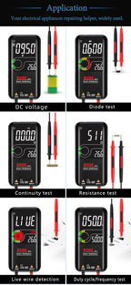 BSIDE Digital Multimeter Smart Electrician Tester USB Charge T-RMS DC AC Voltage Capacitance Ohm Hz NCV Professional Multitester